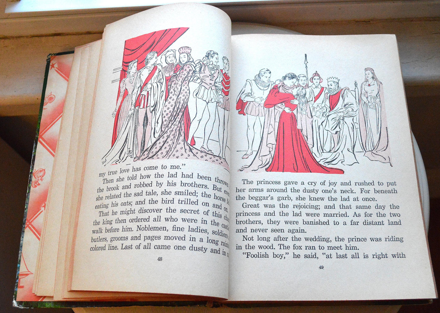 1950 Fairy Tales Hardcover Book, Katharine Gibson, Isobel Read Whitman