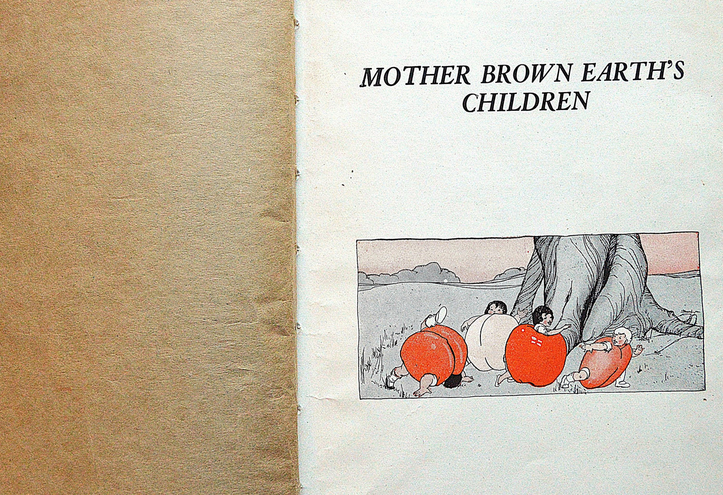 1927 Mother Brown Earth's Children Antique Book, Edna Groff Deihl
