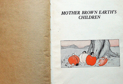 1927 Mother Brown Earth's Children Antique Book, Edna Groff Deihl