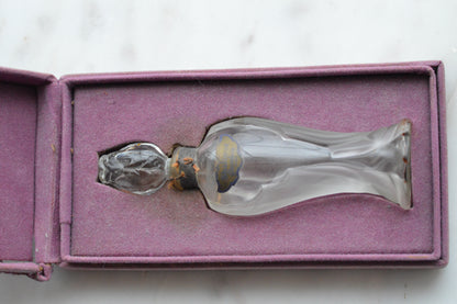 Vintage 1950s Guerlain Shalimar Extrait Perfume - Rosebud Amphora Bottle & Original Box