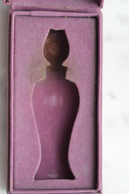 Vintage 1950s Guerlain Shalimar Extrait Perfume - Rosebud Amphora Bottle & Original Box
