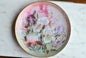 1991 Lena Liu “Iris Quartet” Collector Plate • W.S. George Fine China • Limited Edition • Symphony of Shimmering Beauty • Floral Iris Wall Art