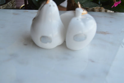 Vintage Apple and Pear Salt and Pepper Shaker Set