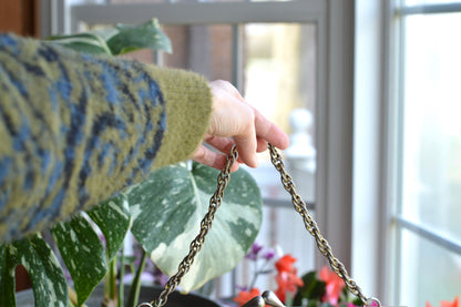Vintage Petit Point Needlepoint Handbag - Floral Bouquet Embroidery - Ornate Gold Tone Kiss Lock Frame - Romantic Regency Style Purse
