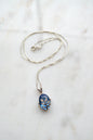 Vintage Avon 925 Sterling Silver Necklace and Pendant with Vines