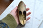 Vintage Brass Slipper Ashtray | Rare Blacklight Reactive Enamel | UV Fluorescent Indian Shoe | Hand-Painted Boho Tobacciana