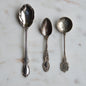 Antique & Vintage Silver-Plated Spoon Trio – Curated Collector’s Lot