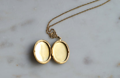 Vintage Signed 1928 Jewelry Co. Cameo Necklace | Gold Tone Rope Chain | Victorian Revival Filigree | 1970s Designer Costume Jewelry
