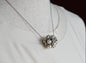Vintage 1970's 1-Inch Pavé Pearl & Rhinestone Orb Statement Choker