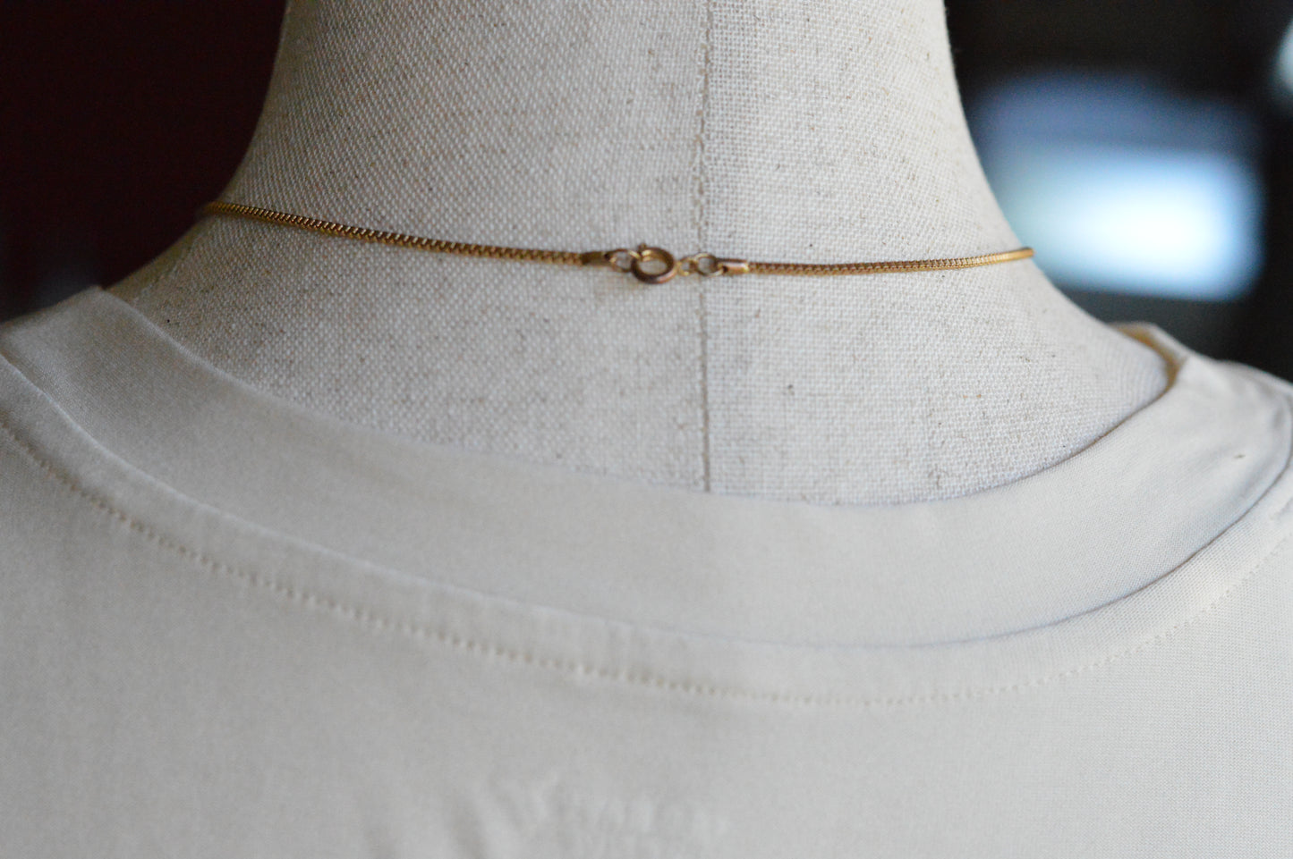 Vintage 1960s Mid-Century "M" Initial Medallion Necklace