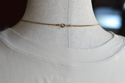 Vintage 1960s Mid-Century "M" Initial Medallion Necklace