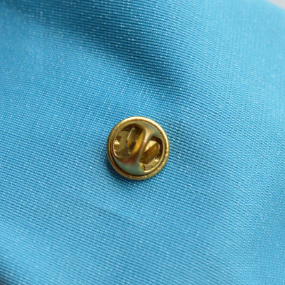 Vintage Gold Rose Scatter Pin, Marquise Rhinestone Leaves Tiny Lapel