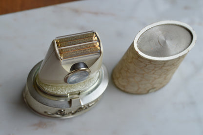 Vintage 1960s Lady Sunbeam Electric Shaver Working, Boxed Starburst Prop