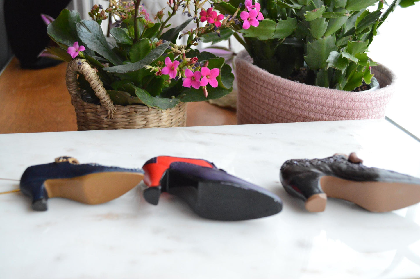 Vintage Victorian Style Shoe Figurines from the "Just the Right Shoe" Collection