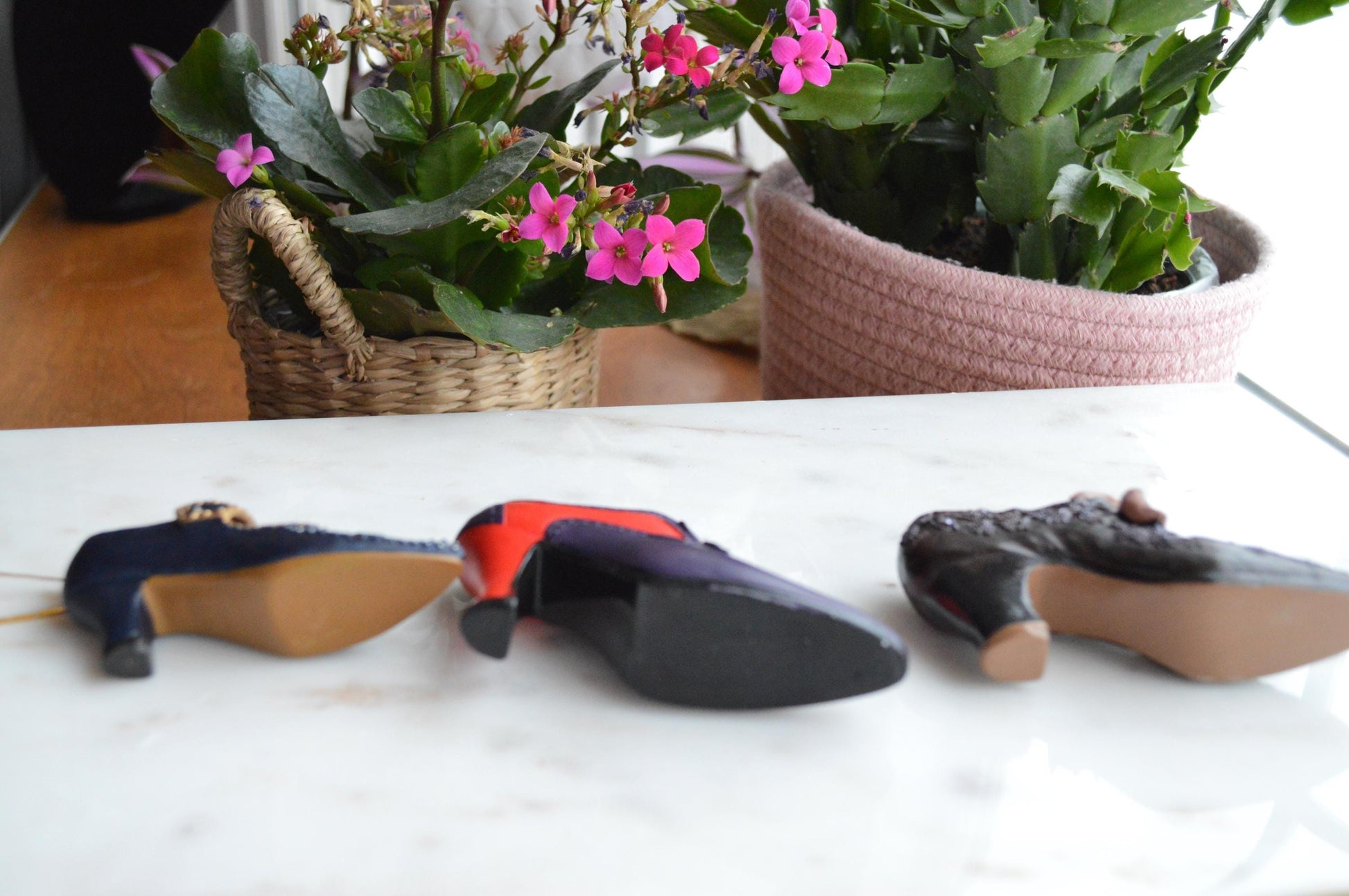 Vintage Victorian Style Shoe Figurines from the "Just the Right Shoe" Collection