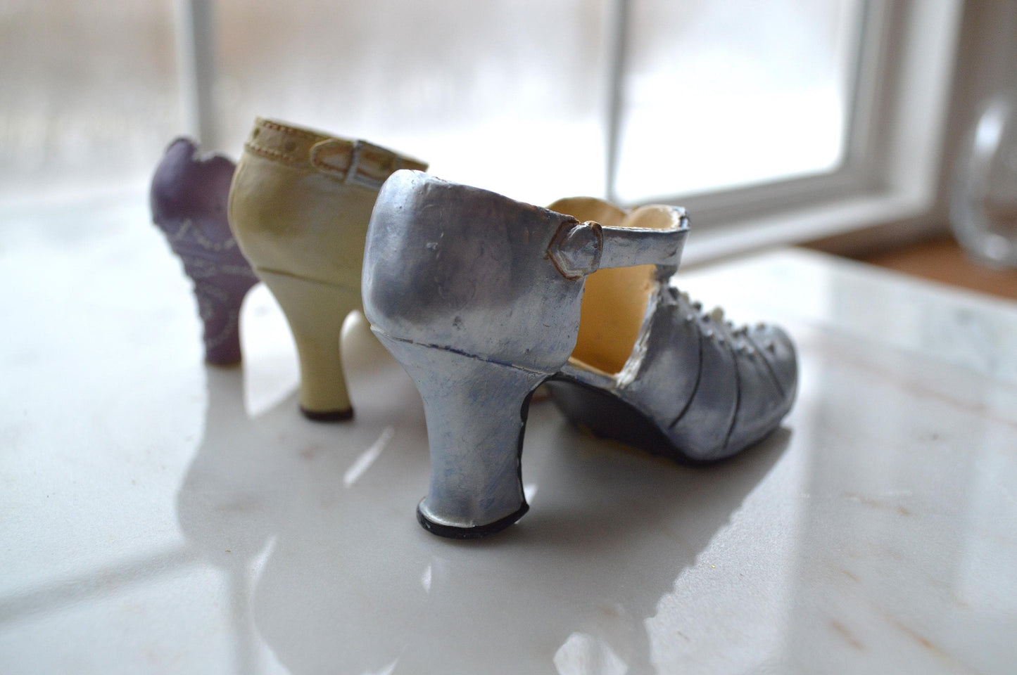 Vintage Victorian Style Shoe Figurines from the "Just the Right Shoe" Collection