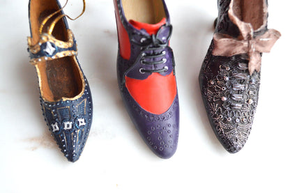 Vintage Victorian Style Shoe Figurines from the "Just the Right Shoe" Collection