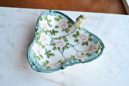 Antique Nippon Moriage Nappy/Candy or Nut Dish
