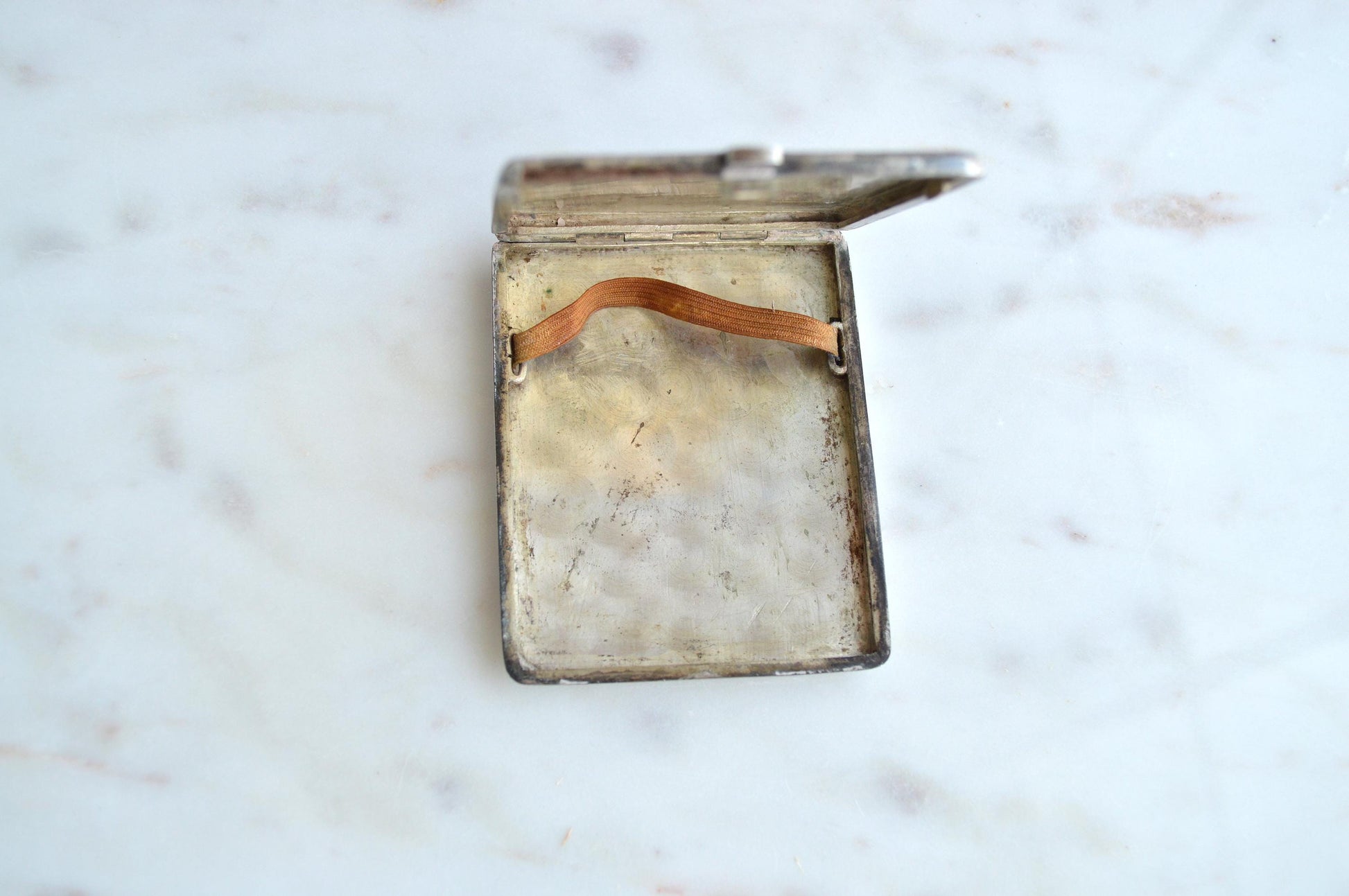 Antique Victorian Solid Silver Card Case/Wallet – Engraved Birds & Florals